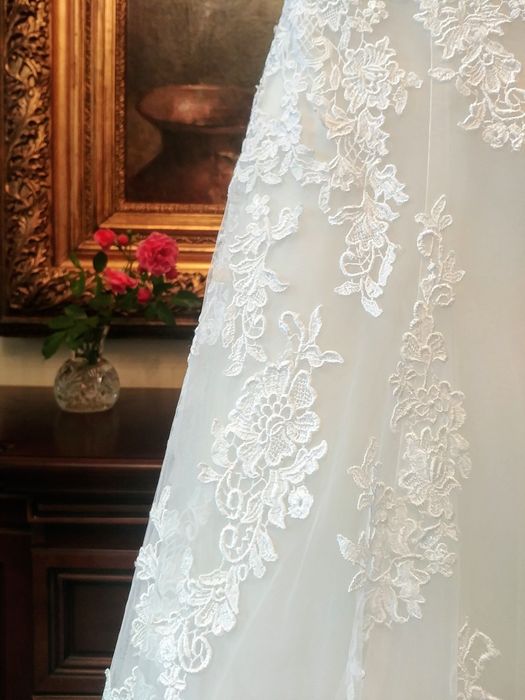 PRONOVIAS Barcelona suknia ślubna na wzrost 165 + obcas 8cm