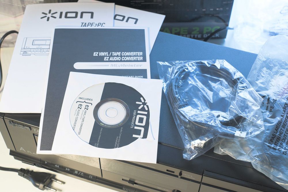 Deck duplo cassette ION Tape 2 PC