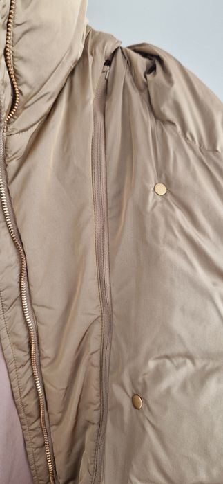 Kurtka długa płaszczyk puchowa Zara