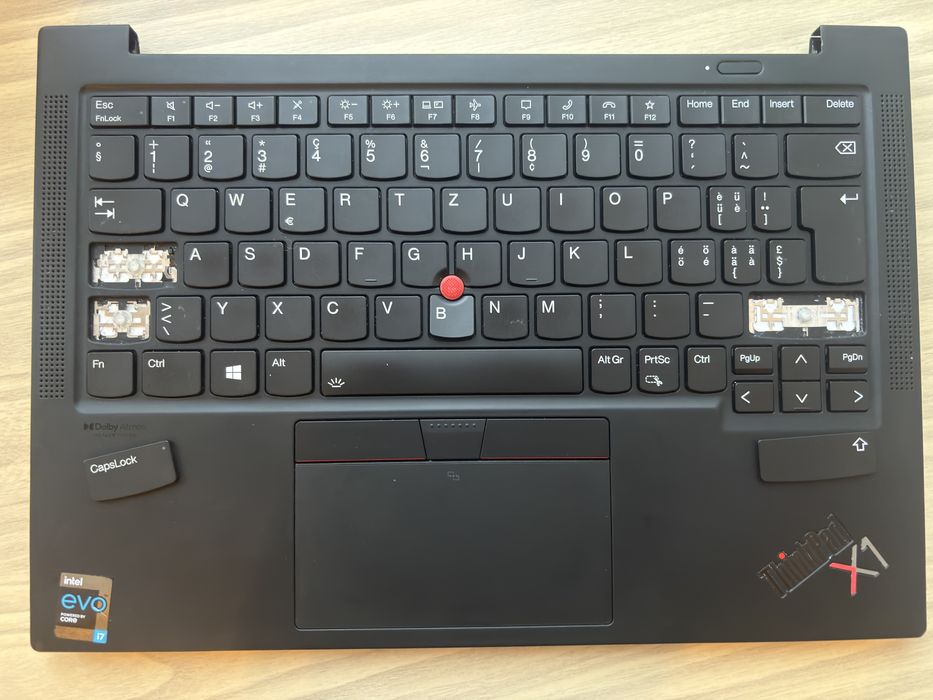 Lenovo thinkpad x1 carbon  9gen  нижняя часть материнка