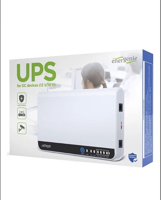 Безперебійнкик ups для роутерів 12/15В 18650 mAh UPS