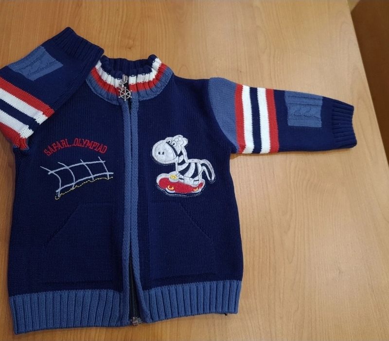 Ciepła bluza rozpinana na suwak r. 80 / 86 stan BDB