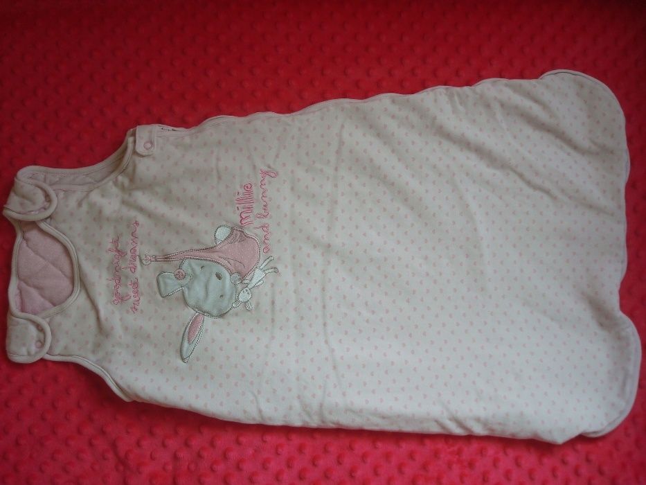 Śpiworki różowe 72-74 cm długie