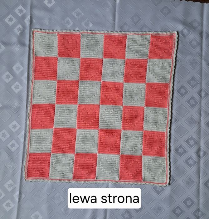 Szydełkowy kocyk niemowlęcy