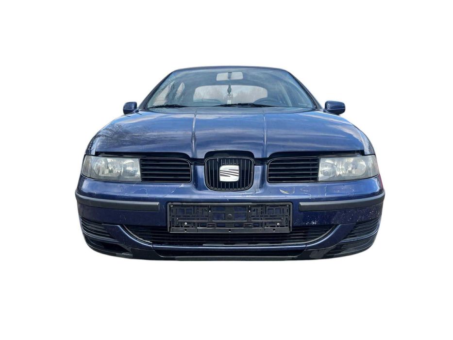 Seat Leon 1 Toledo 2 Kompletny przód 1.6 16v 8v sr 1.4 Klima Maska Zderzak Lampy Pas Przedni Wzmocenie czołowe błotniki nadkola granatowy grill