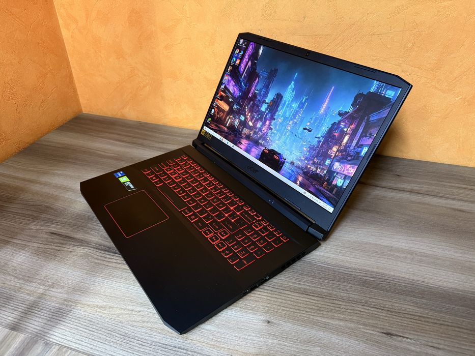 Бюджетний 17-дюймовий ігровий Acer Nitro(i5-10300/16D4/1650Ti/144hz)