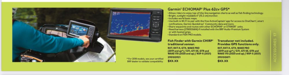 Garmin do skuterow Sea Doo