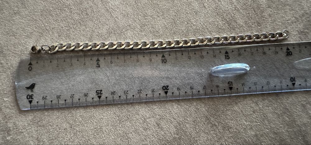 Pulseira de aço Nova cerca de 21cm - Nova