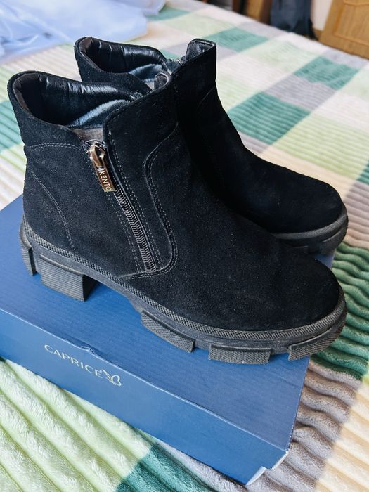 Замшеві черевики жіночі 38 розмір