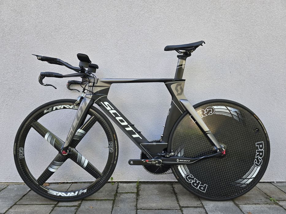 Rower Czasowy TT Scott Plazma 3, Red, Dysk roz.54/M