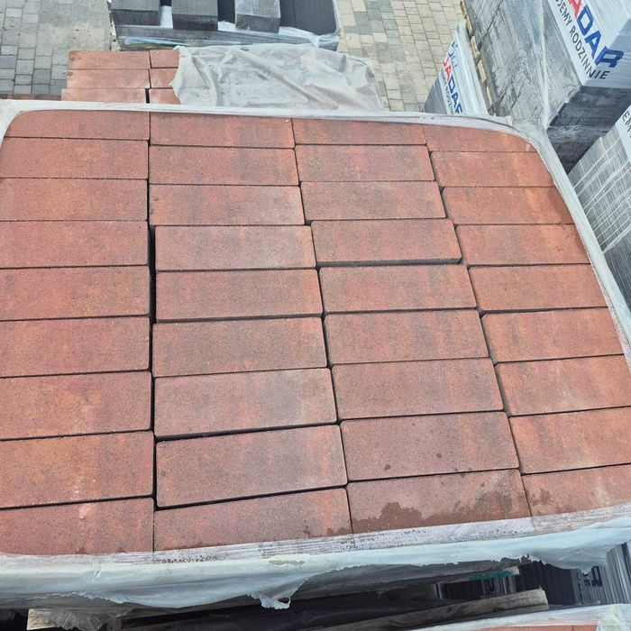 Kostka Brukowa Mattone 8 cm Ceglasty Libet Okazja Promocja Podjazd