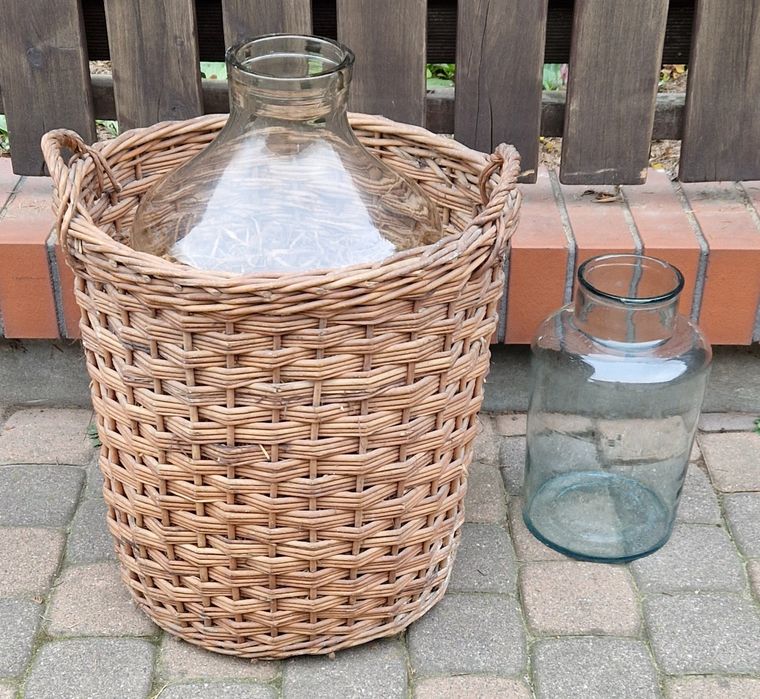 Butle gąsiory ok. 18 l i ok. 5 l używane
