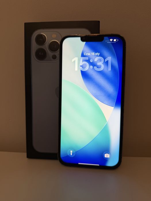 Iphone 13 pro max czarny 128gb kondycja 100%
