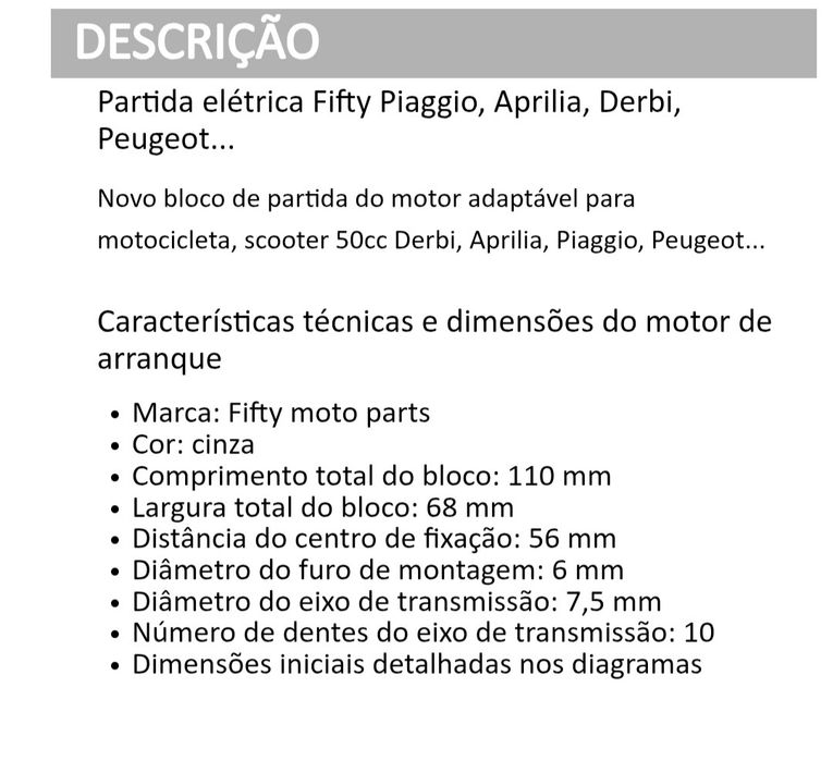 Motor arranque mota.