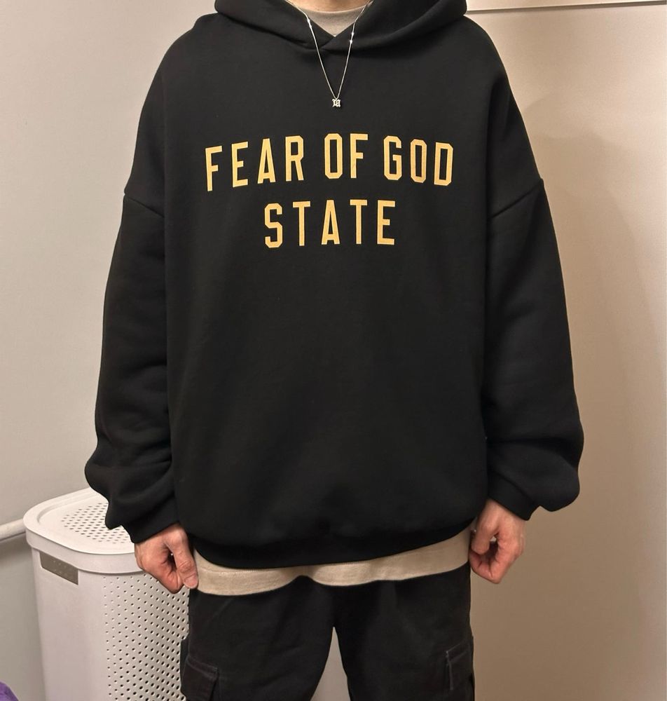 【人気】 Fear of God Essentials Fleece Hoodie Fear of God Essentials Fleece Hoodie II Black | GOT'EM