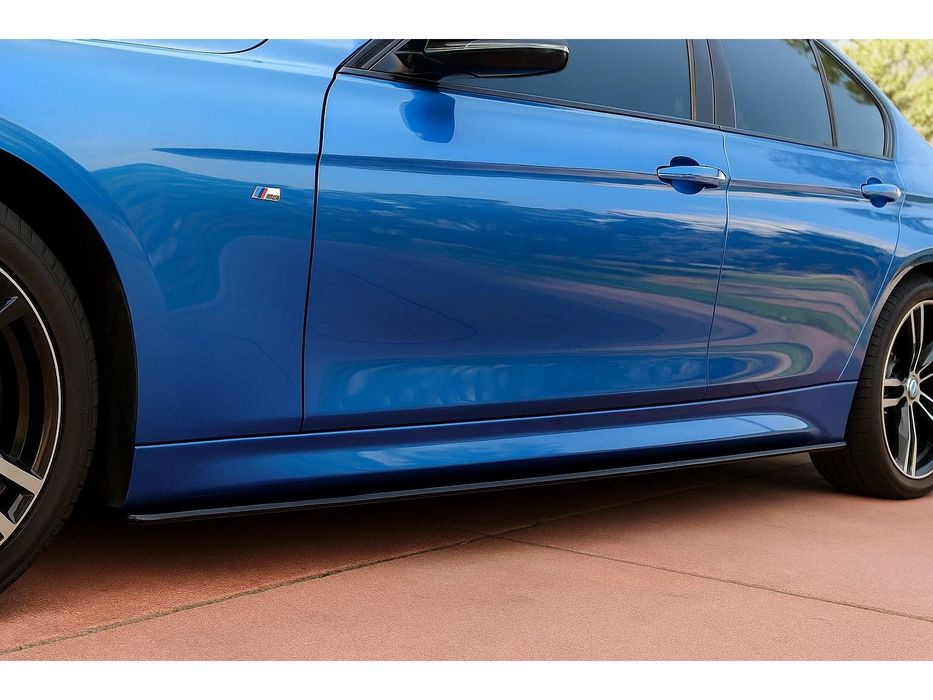 BMW 3 серія F-30/31/34 2012-2019 рр. Накладки під пороги (EuroCap)