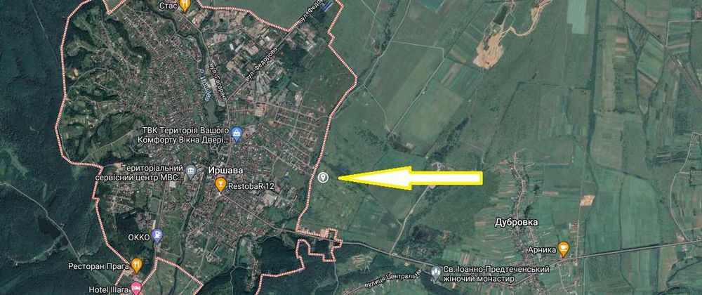 Продажа участка Иршава, Собственник