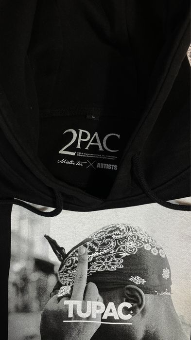 Худі tupac 2pac світшот кофта з капішоном