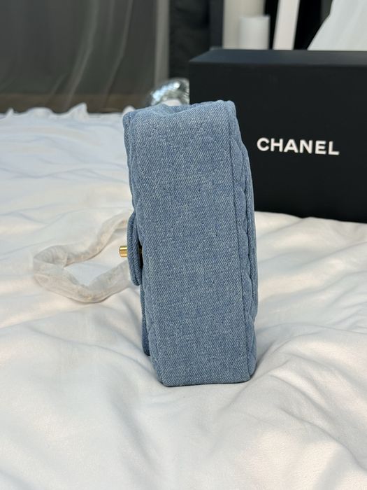 Сумка Chanel Classic Flap Mini Denim Blue