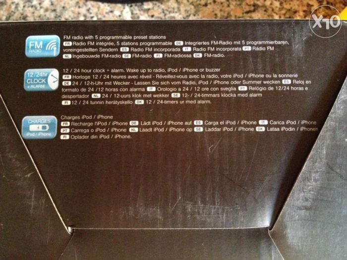 GEAR4 AlarmDock Reveal Ipod ou Iphone