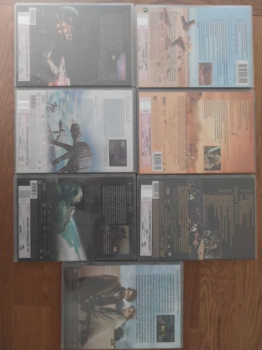 Pack Star Wars 6 DVD´S + Star Wars Trilogy Disco Extras