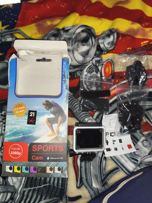 Vendo Câmera Sports Full HD Nunca Usada