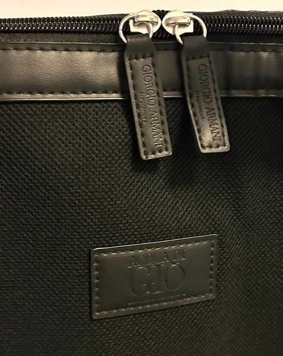 Elegancka, pojemna torba, aktówka Armani
