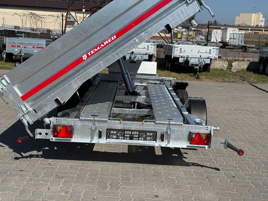 Przyczepa wywrotka na 3 strony+NAJAZDY TEMARED TIPPER 4020/3 DMC:3.5T