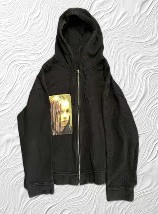 Hoodie 2025 Raf Simons Christiane F Zip Hoodie SS04 RAF SIMONS