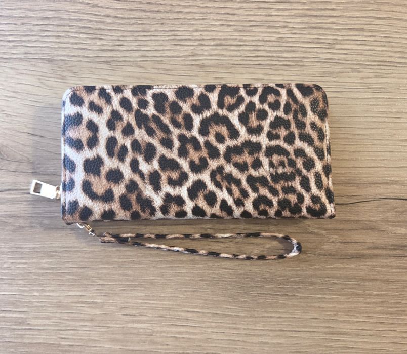 Portfel Damski w Panterkę Jaśniejszy