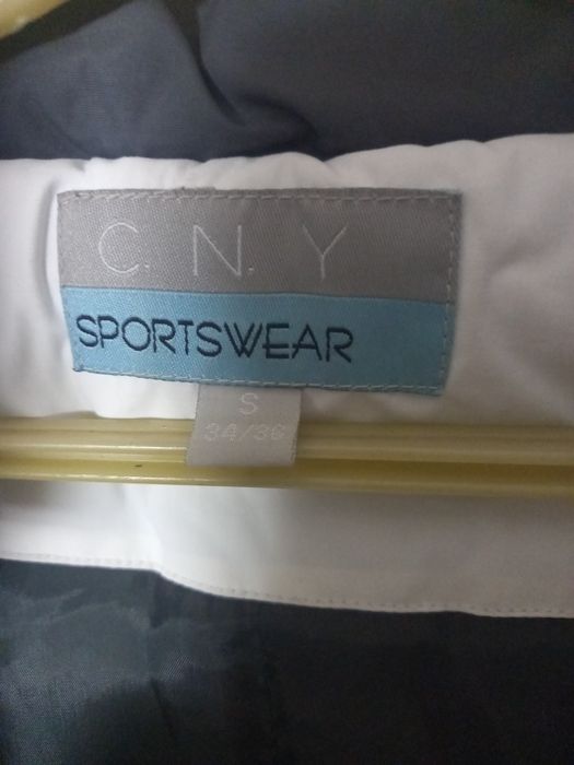 Biala kurtka narciarska goratex