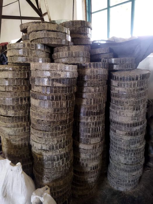 Жарена макуха в кругах тверда