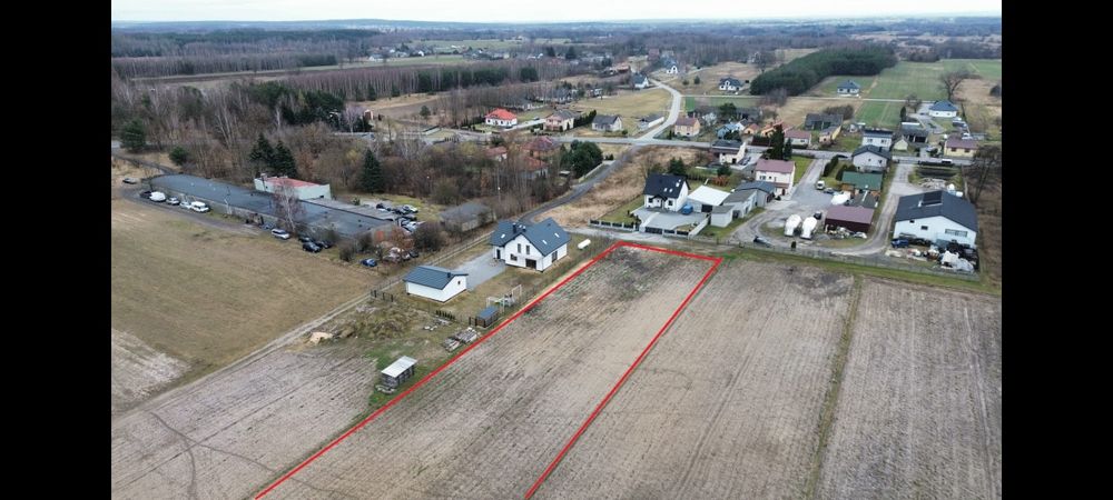 Działka budowlano-rolna  pod Radomiem  8,8 KM