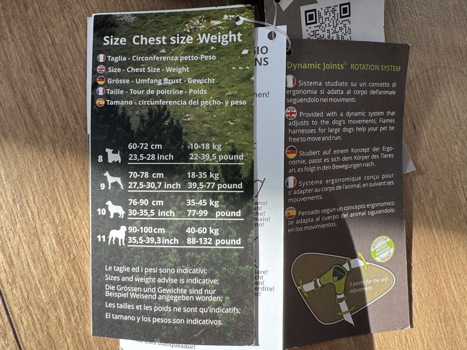 Coralpina szelki dla psa różne rozmiary i kolory