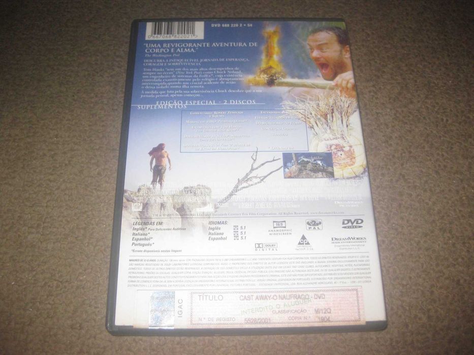 "Cast Away" starring Tom Hanks in a Special 2-DVD Edition64739411891714121