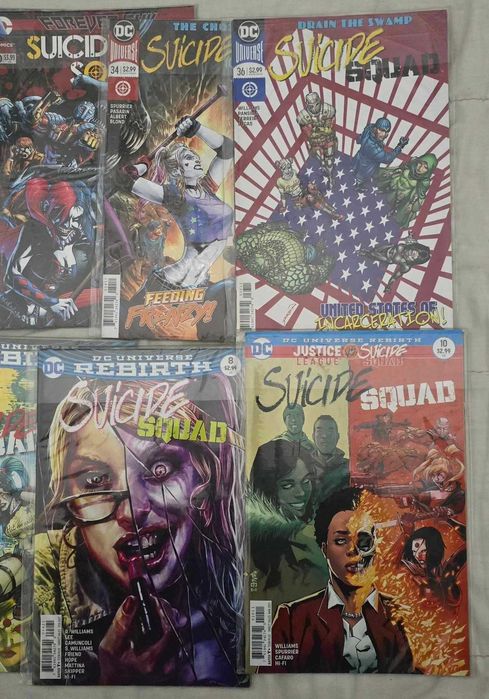 BD americana - Comics - Suicide Squad (Esquadrão Suicida). Aventuras