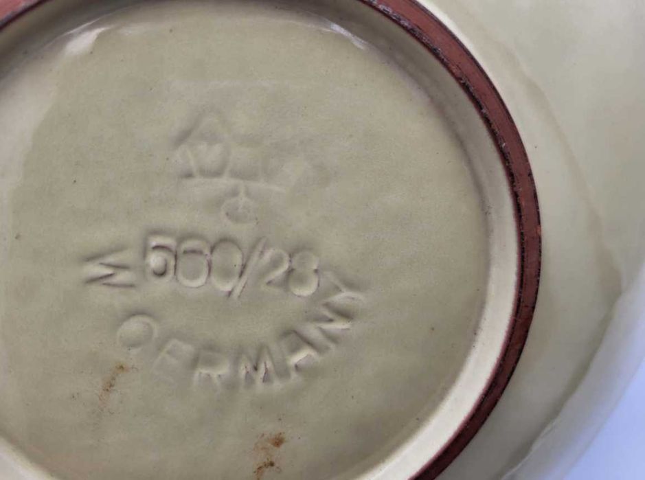 Patera ceramiczna,pikasiak,Germany,vintage lat 50,Carstens Tonnieshof