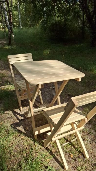 Розкладний набір садових меблів, розкладний стілець, столик для балкон