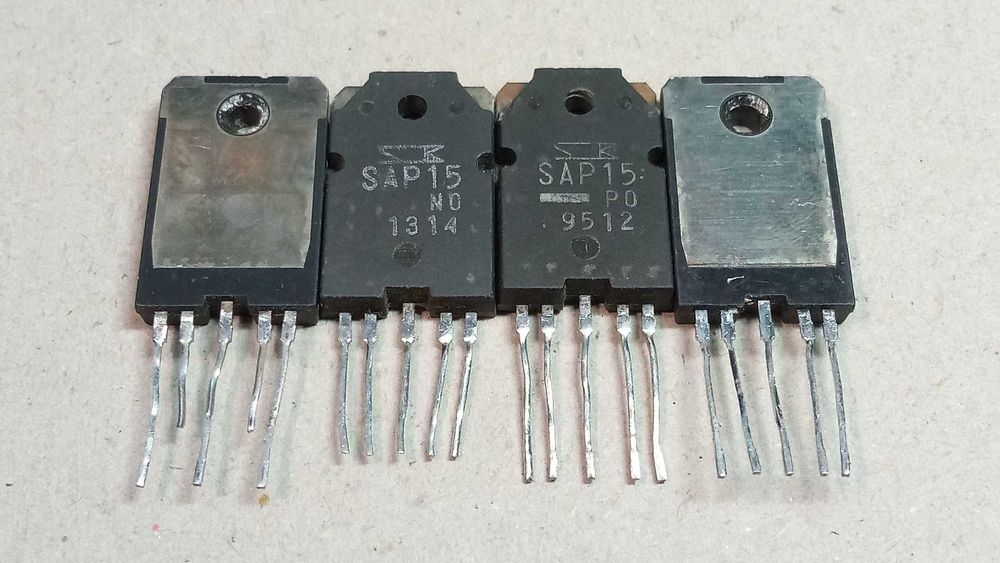Транзистори Sanken SAP15P SAP15N. Б/В.