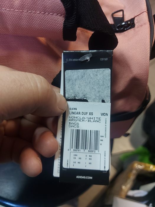 Сумка  adidas Essentials Linear Duffel Bag Extra Small IL5765 Woncla/W