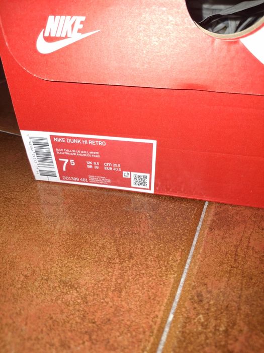 Ténis Nike Dunk Hi Retro