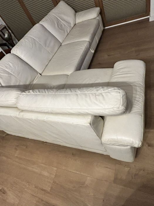 Narożnik ze skóry naturalnej