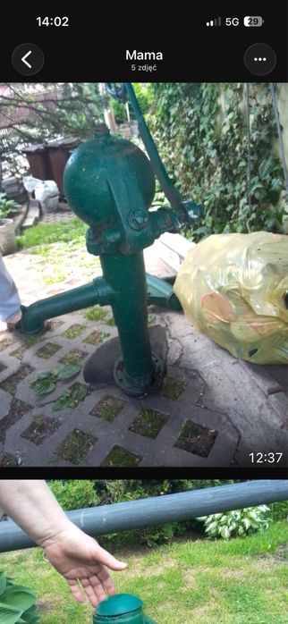 Pompka ogrodowa  stara