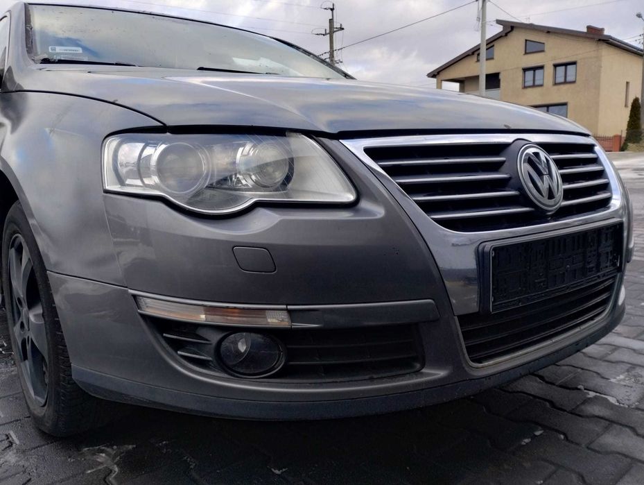 Zderzak przód przedni VW Passat b6 xenon spryski LA7T części