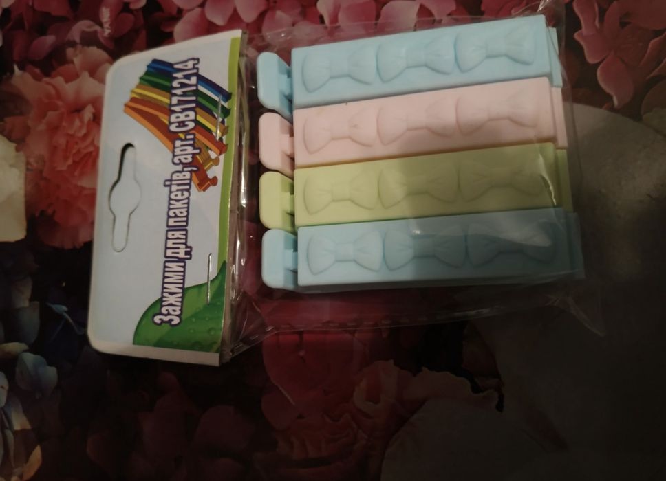 Зажими для пакетів затискачі