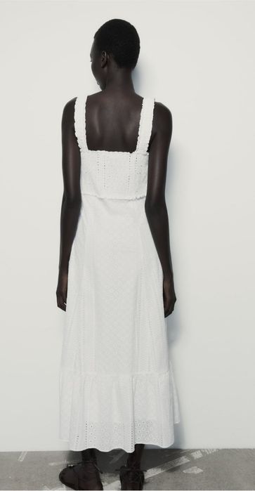 Сарафан Zara р М  белый