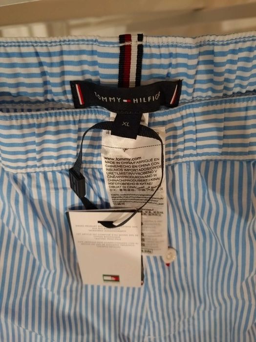 Bawełna Tommy hilfiger spodnie od pizamy