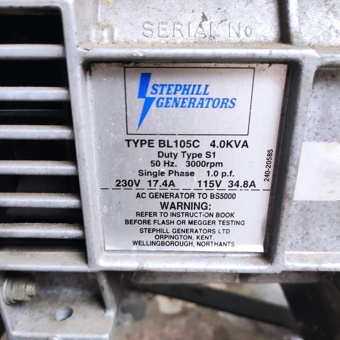 Дизельний генератор 4КвА Stephill Generators