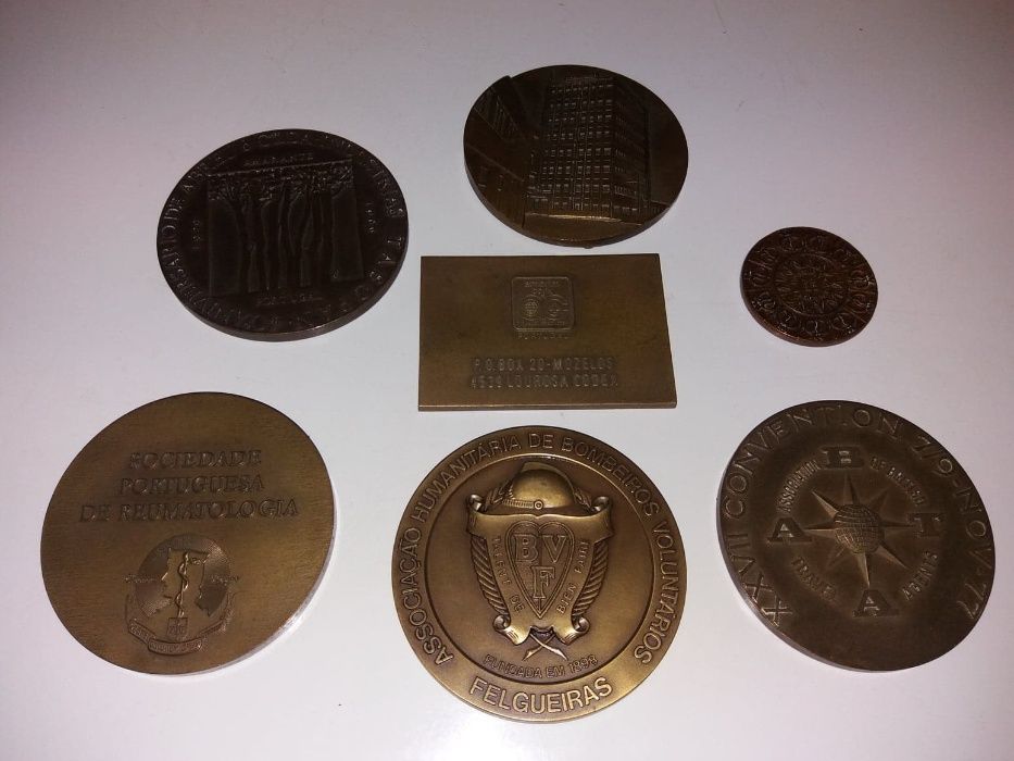 Medalhas Comemorativas em Bronze
