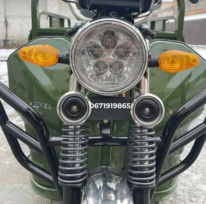 Трицикл вантажний Dozer Model 5 (2000 W) Дозер Електро скутер Доставка